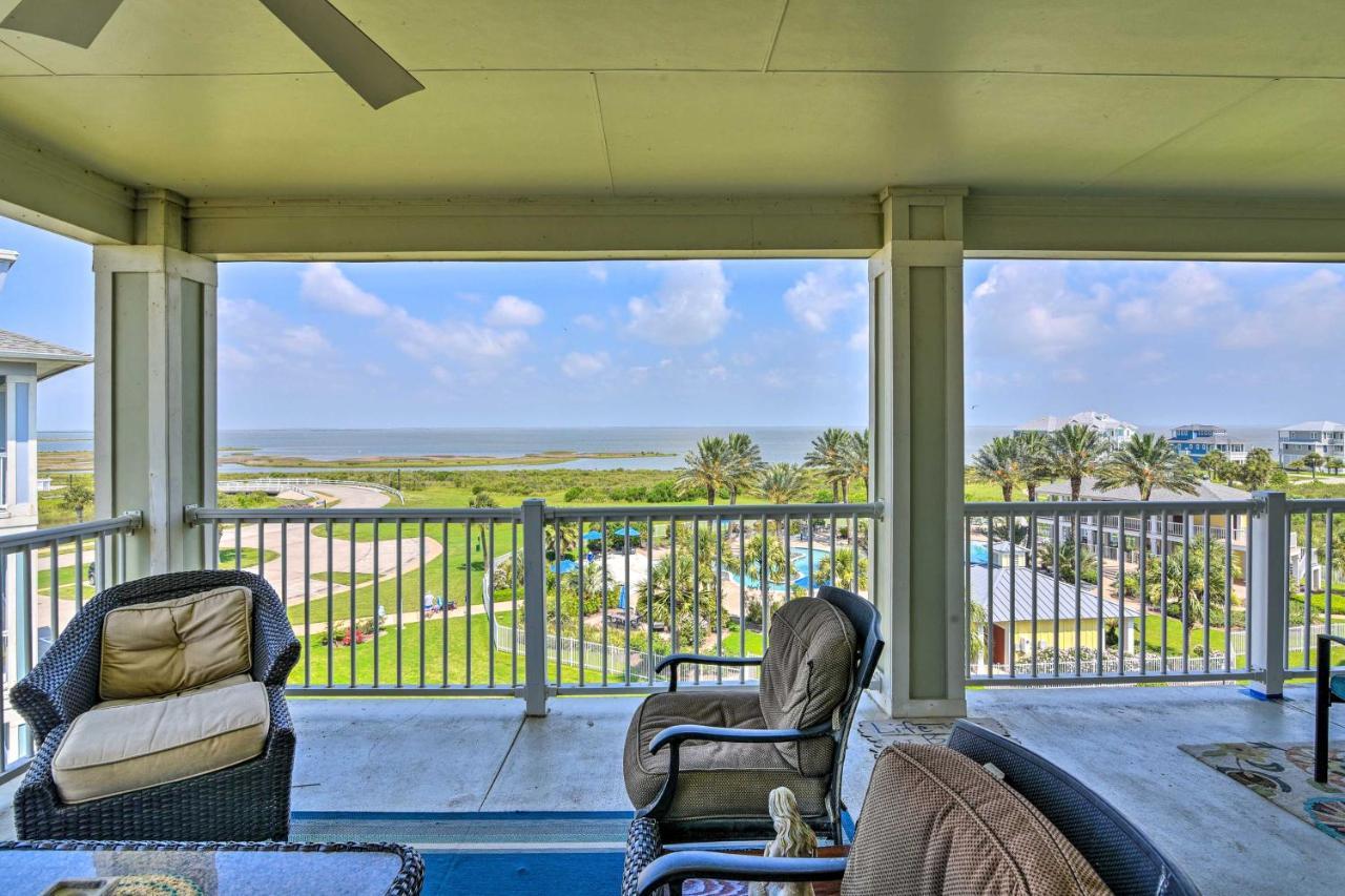 ガルベストンPointe West Family Retreat Balcony And Ocean Views!アパートメント エクステリア 写真