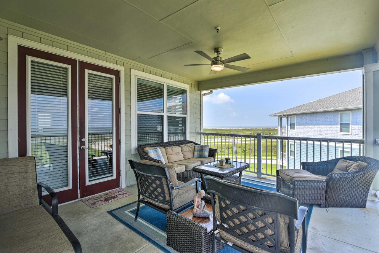 ガルベストンPointe West Family Retreat Balcony And Ocean Views!アパートメント エクステリア 写真