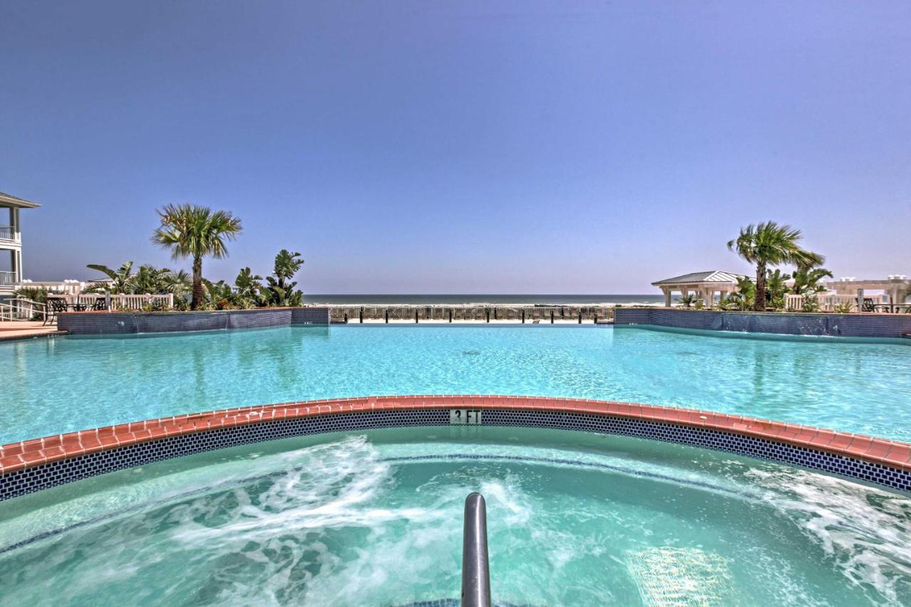 ガルベストンPointe West Family Retreat Balcony And Ocean Views!アパートメント エクステリア 写真